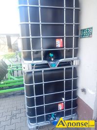 Anonse BECZKOWZ, baniak, MAUSER, 1000l na metalowo-plastikowo palecie po jednym uyciu z 2022r pojemnik jest czysty zawory szczelne nowy pojemnik