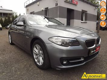 Anonse BMW 528, 2015r., 1.997cm<sup>3</sup>, 245KM, benzyna, sedan, 131.095km, srebrny, metalik, abs, kontrola trakcji (asr), regulacja wysokosci fotela, kier