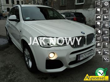 Anonse BMW X3 M, 2015r., 2.000cm<sup>3</sup>, 245KM, benzyna, 110.000km, biay, metalik, abs, kontrola trakcji (asr), regulacja wysokosci fotela, dzielona tyl