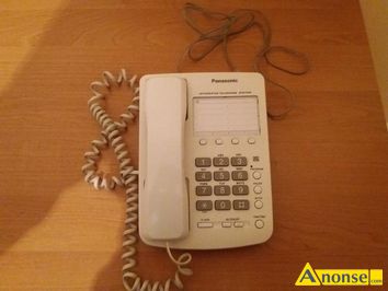 Anonse PANASONIC KX-TS10PD, Sprzedam Super wytrzymały telefon stacjonarny Panasonic KX-TS10PD-W, stan bardzo dobry, 100% sprawny. Opisy na obudowie