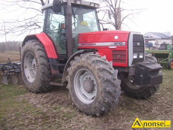Anonse CIGNIK, MF - 8110, 1996r. 6 cyl. 135KM. dynashift, klimatyzacja, obciniki, zaczepy, na nowym ogumieniu, stan bdb w oryginale, zarejestrow