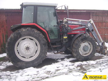 Anonse CIGNIK, Massey Ferguson 6160, 1996r. 7300mtg. 4x4, 6cyl. 100KM. Dynashif klimatyzacja, z adowaczem czoowym Faucheux, 3 sekcyjnym samopo