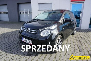 Anonse CITROEN C1, 2018r., 998cm<sup>3</sup>, 72KM, benzyna, hatchback, 29.000km, czarny, pera, abs, kontrola trakcji (asr), kierownica wielofunkcyjna, immob