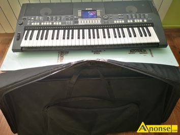 Anonse KEYBOARD, YAMAHA, duo funkcji, pikne brzmienie, podstawka pod tekst z nutami, zasilacz, podkady i akompaniamenty, Yamaha Psr 550, pierwsz