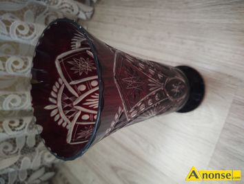 Anonse KRYSZTA, Kryszta wazon rednica ok 12 cm, stan idealny, c.30z. OSTROWIEC WITOKRZYSKI