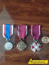 Anonse ODZNAKA, Sprzedam Ordery PRL, Brzowy Krzy Zasugi, Srebrny Krzy Zasugi, XX w Subie Narodu Polskiego, Brazowa odznaka Wzorowy Kierowca
