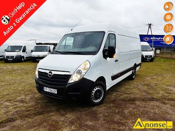 Anonse OPEL Movano, 2018r., 2.300cm<sup>3</sup>, 125KM, diesel, 391.000km, biay, furgon blaszak, abs, kontrola trakcji (asr), regulacja wysokosci fotela, wel