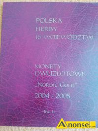 Anonse PIENIDZE Z DAWNYCH LAT, Sprzedam Herby Wojewdztw, monety dwuzotowe Nordic Gold. Dowz na terenie Kielce lub wysyka Poczt., c.70z do uz