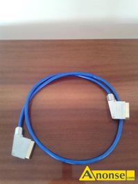 Anonse PRZEWÓD EURO ZŁĄCZE, Sprzedam 1nowy nieużywany kabel Euro Złącze pierwszy na zdjęciu w kolorze niebieskim przewód o długości 145cm.Kabel umo