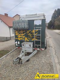Anonse PRZYCZEPA, DIETRICH AZ, budowlana, Sprzedam przyczep z funkcja spania na dachu Gniazdka pradawne na 230V plus Box na napoje i art spzywcze,