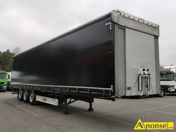 Anonse PRZYCZEPA, Fliegl, abs, rozsuwany dach, tylne drzwi, c.79.500z do uzg.. WIDEKI
