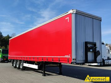 Anonse PRZYCZEPA, KASSBOHRER, abs, rozsuwany dach, tylne drzwi, c.75.800z. WIDEKI