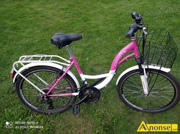 Anonse ROWER, sprzedam rower damski o nazwie Coyote kolor fioletowo bialy przerzutki Shimano koa 24 cale stan dobry, stan dobry, c.450z. RADOM