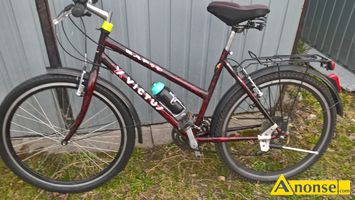 Anonse ROWER, trekingowy, VICTUS, uywany, typ damski, koa wzmocnione 26”, proste. 21 przeoe, klamkomanetki, osprzt shimano. Hamulce typu v-