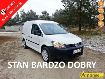 Anonse VW CADDY, 2015r., 1.600cm<sup>3</sup>, 105KM, diesel, 216.000km, biay, furgon blaszak, abs, kontrola trakcji (asr), regulacja wysokosci fotela, weluro