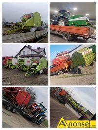 Anonse ZAKUPI: prasa, ZAKUIPI Prasy Rolujce Claas Welger Deutz Fahr Krone John Deere Blanchot i inne w kadym stanie sprawne i uszkodzone masz c