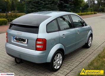 Anonse AUDI A2, 2002r., 1.400cm<sup>3</sup>, 100KM, benzyna, 123.456km, srebrny, Audi A2 wszystkie czesci 1,4 16v AUA odbir osobisty lub wysyka cay kraj, c