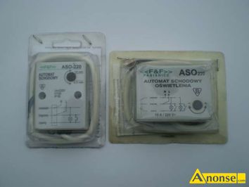 Anonse AUTOMAT, schodowy owietlenia NOWY typ ASO-220 Un-230V J=10A IP65, c.15z. SKARYSKO-KAMIENNA