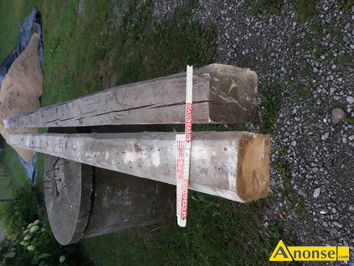 Anonse DREWNO, Sprzedam stare deski sosnowe podogowe 60lat wymiary :gr.4cm szer-20cm d 4m z wpustem i pirem -85z za 1m2(32m2) +stare bale sosno