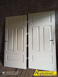 Anonse DRZWI, uywane, drewniane o szerokoci 90cm, stan bardzo dobry, c.120z/sz do uzg.. KOZW