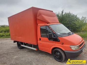 Anonse FORD TRANSIT, 2003r., 2.400cm<sup>3</sup>, 90KM, turbo diesel, 246.000km, czerwony, kontener, FORD TRANSIT 2,4TDDI kontener 420z200 most na bliniaku m