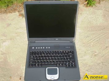 Anonse LAPTOP, ACER, WINDOWS XP PROFESSIONAL, monitor 15 cali, dysk 30GB, Sprzedam laptop ACER Model MS2138 TravelMate 2000. Dooone duo pamici