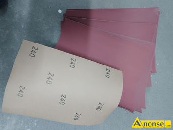 Anonse PAPIER CIERNY 240, Papier cierny 240 w arkuszach A4 24 szt, stan idealny, c.18z. KIELCE