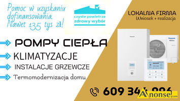 Anonse POMPY CIEPA, Witam Pastwa. Nasza firma zajmuje si sprzeda, montaem oraz serwisem pomp ciepa oraz klimatyzacji. Pompy ciepa marki PAN
