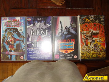 Anonse KASETY, zestaw kaset wideo filmy anime armitage3, kishin heidan,ghost in the shell. robotix sprzedany. stan jak nowe. cena za cao., stan