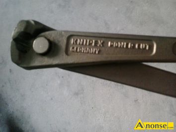 Anonse CGI ZBROJARSKIE, KNIPEX, niklowane, kute 30cm, -5sztuk cena 85z za jedna sztuk, stan bardzo dobry, c.85z do uzg.. NOWE MIASTO NAD PILIC