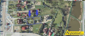 Anonse ABRAMOWICKA, dziaka 930m<sup>2</sup>, budowlana, zadrzewiona, spokojna okolica, druga w pasie zabudowy, przy trasie, ogrodzona, pozwolenie na budow,