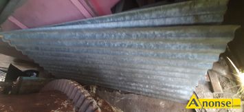 Anonse BLACHA, blacha ocynk falista 9sz200cmx85cmx1,2mm, stan dobry, c.150z/sz. JDRZEJW
