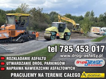 Anonse BUDOWA, Nasza oferta to przede wszystkim utwardzanie drg dojazdowych, budowa parkingw, podjazdw, przejazdw kolejowych, obiektw sportowy