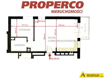 Anonse BARANWEK, M-3, 57m<sup>2</sup>, p. 2/2, blok, jednopoziomowe, piwnica, 1 balkon, winda, gaz, prd, kanalizacja, dojazd asfaltowa, dozr budynku, bardz