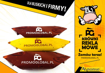 Anonse DEKORACJE, Krwki Reklamowe na LUB/KOMUNI/CHRZEST – 2kg Lubisz wysok jako i dobry smak? Takie s nasze Krwki Krwka reklamowa jako p