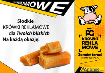 Anonse DEKORACJE, Krwki Reklamowe na WESELE / URODZINY – Express 24 – 1kg Lubisz wysok jako i dobry smak? Takie s nasze Krwki Krwka rekl