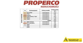 Anonse BARANWEK, M-5, 97m<sup>2</sup>/1, szeregowiec, jednopoziomowe, gaz, prd, kanalizacja, dojazd asfaltowa/kostka, dozr budynku, deweloperski, nowoczesn