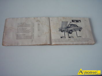 Anonse MERCEDES 190, 1959r., 1.900cm<sup>3</sup>, Katalog czci Mercedes-Benz W 121 190 SL 1959 Rok Zaproponuj cen Moliwo wysyki, c.1z. LUBLIN 601-8