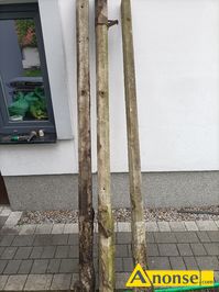 Anonse ODDAM, Supki ogrodzeniowe, Oddam gratis trzy supki do siatki ogrodzeniowej, po demontau, wysoko 220 cm., stan dobry NATALIN 503-424-7