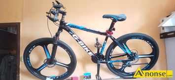 Anonse ROWER, grski, G-BIKE, Rower MTB 19 cali rama aluminiowa, koa 29 cali aluminiowe, przeutki shimano, amortyzator przd, rogi na kierownicy,