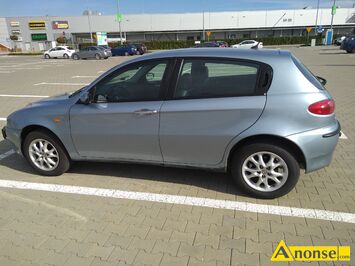 Anonse ALFA ROMEO 147, 2004r., 1.900cm<sup>3</sup>, 115KM, diesel, hatchback, 306.000km, bkitny, metalik, poduszki powietrzne, 4xPP, elektryczne szyby przd