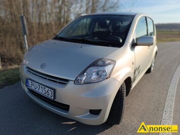 Anonse DAIHATSU SIRION, 2008r., 1.300cm<sup>3</sup>, 8KM, 16V, benzyna, hatchback, 220.000km, beowy, metalik, poduszki powietrzne, 2xPP, elektryczne szyby pr