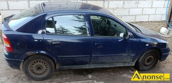Anonse OPEL ASTRA, 2003r./III, 1.700cm<sup>3</sup>, 75KM, diesel, hatchback, 306.000km, granatowy, bezwypadkowy, radio + odtwarzacz CD, Sprzedam Opla Astr 1.