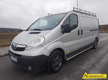 Anonse OPEL Vivaro, 2009r., 2.464cm<sup>3</sup>, 146KM, turbo diesel, 390.000km, srebrny, furgon blaszany, immobiliser, ABS, elektryczne szyby przd (2xES), w