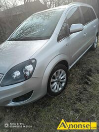 Anonse OPEL ZAFIRA, 2014r., 1.600cm<sup>3</sup>, 182.000km, srebrny, aluminiowe felgi, Stan bardzo dobry Niedawno zaoony gaz LPG Auto bez wkadu, stan bardz