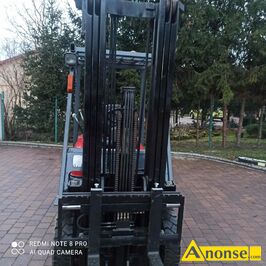 Anonse WZEK, podnonikowy, TOYOTA-LINDE, wysoko podnoszenia 4,8 m, udwig 1,5 t, zasilany gazem, stan bardzo dobry, c.32.000z. MICHAW 500-6