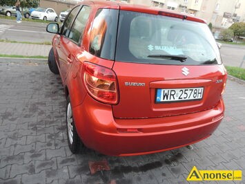 Anonse SUZUKI sx 4, 2009r., 1.520cm<sup>3</sup>, 80KM, diesel, hatchback, 178.000km, czerwony, metalik, immobiliser, autoalarm, centralny zamek, elektryczne l