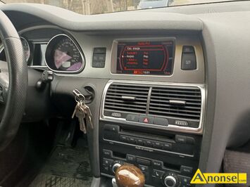 Anonse AUDI Q7, 2007r./VI, 2.995cm<sup>3</sup>, 233KM, 16V, turbo diesel + intercooler, van, 270.000km, srebrny, pera, ABS, immobiliser, ASR, autoalarm, podu