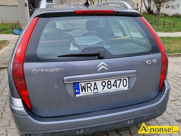 Anonse CITROEN C5, 2005r./VIII, 1.998cm<sup>3</sup>, 136KM, diesel, kombi, 229.000km, grafitowy, metalik, immobiliser, ABS, system kontroli trakcji, poduszki