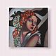 DEKORACJA CIENNA, https://allegro.pl/oferta/tamara-lempicka-kobieta-z-winogronami-obraz-17478037102 Obraz jest rcznie malowany farbami ole